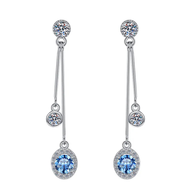 Tassel VVS Moissanite Earrings