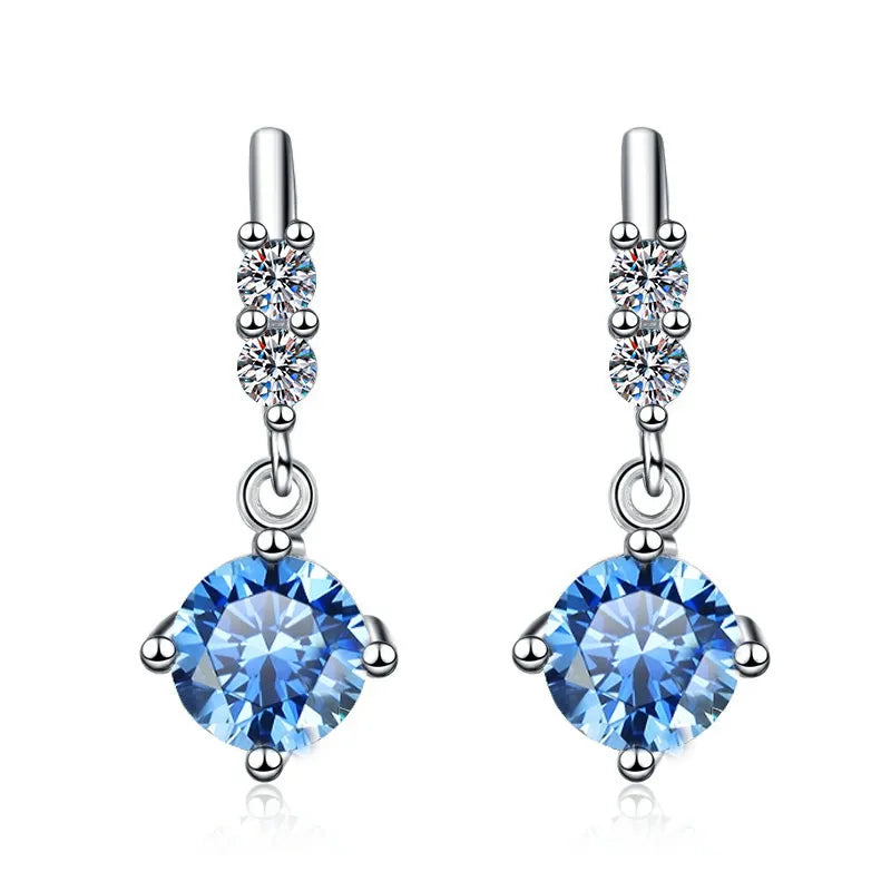 Fashion Moissanite Dangle Earrings