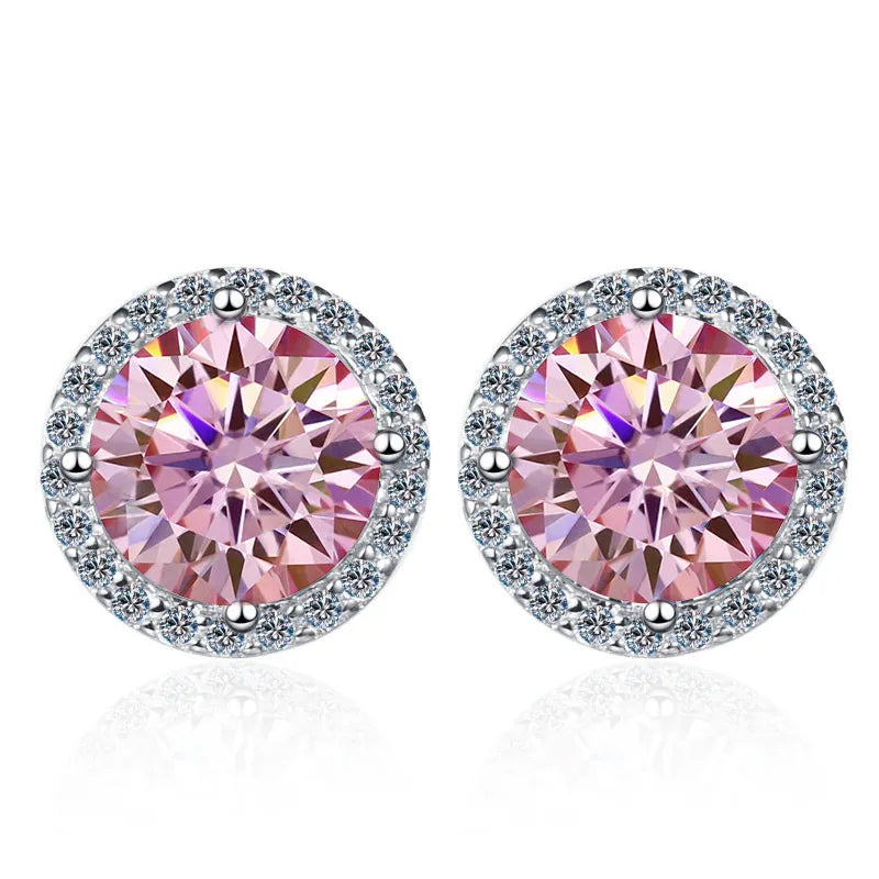 Fashion 3 Carat Moissanite Earrings