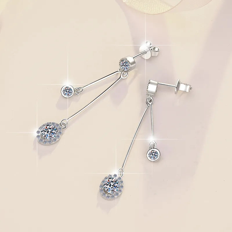 Tassel VVS Moissanite Earrings
