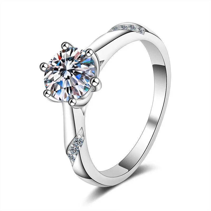 Colorful Moissanite Rings for Women