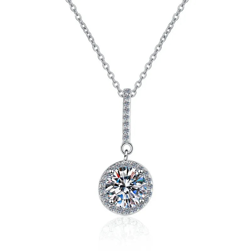 Unique Design Moissanite Diamond Necklace