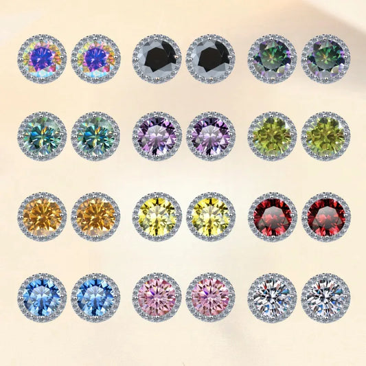 Fashion 3 Carat Moissanite Earrings