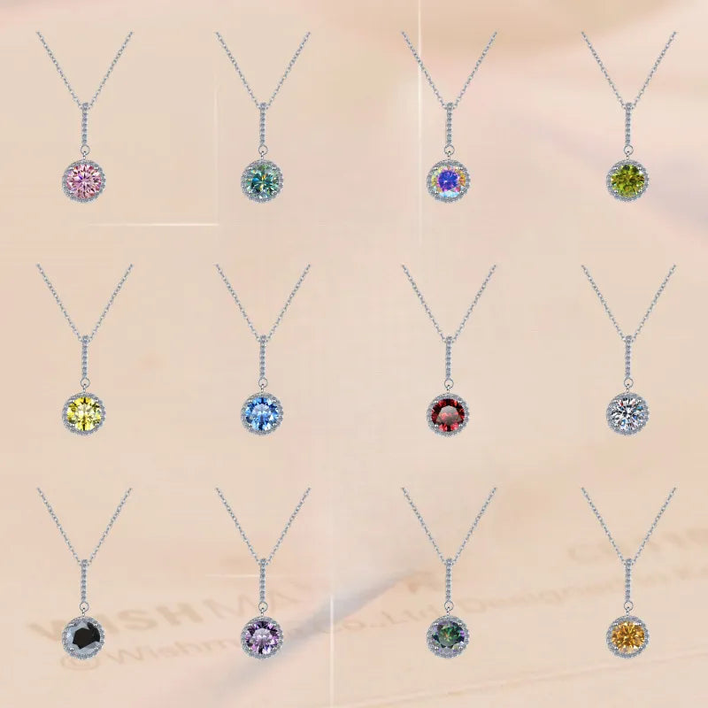Unique Design Moissanite Diamond Necklace