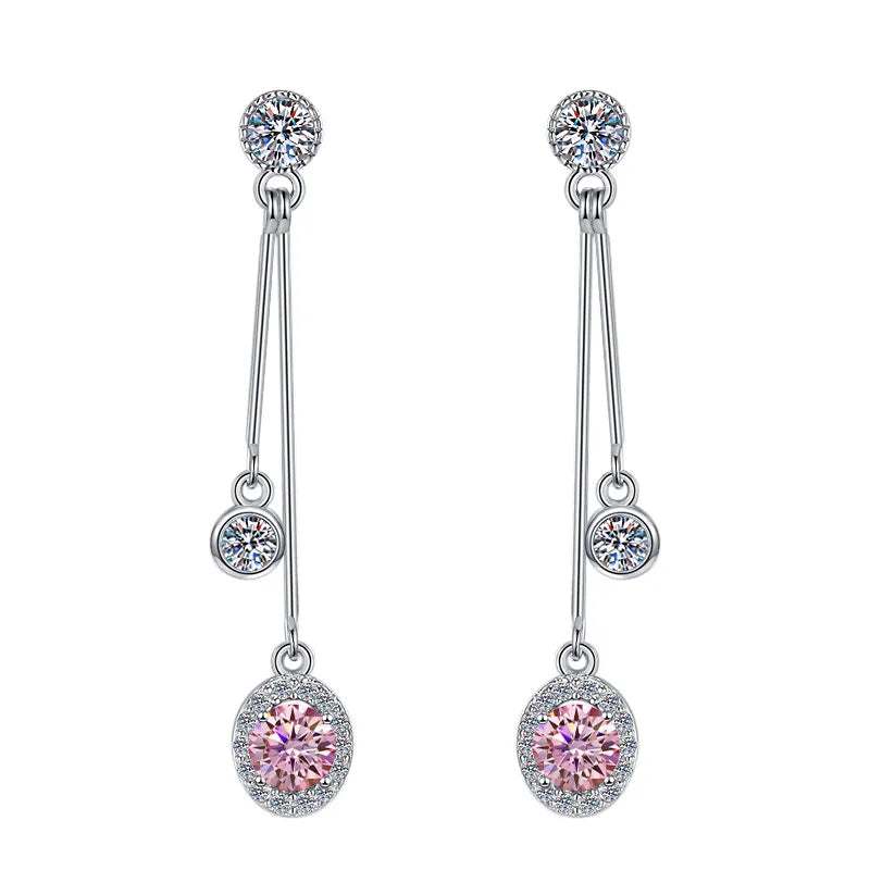 Tassel VVS Moissanite Earrings