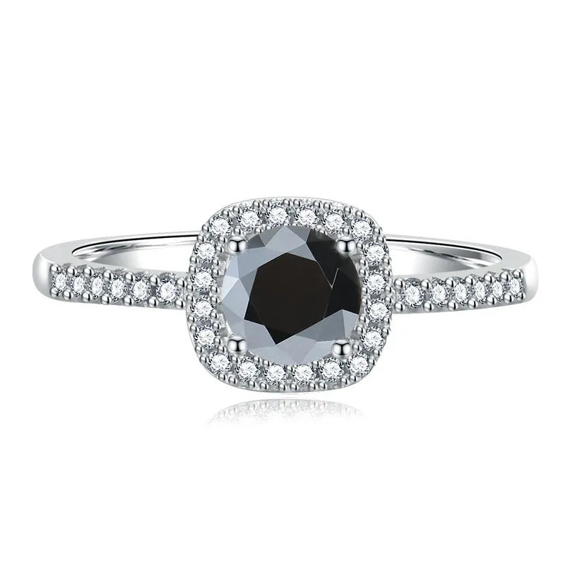 1 Carat Moissanite Ring 925 Sterling Silver