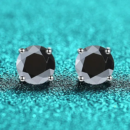 Color Moissanite Diamond Earrings