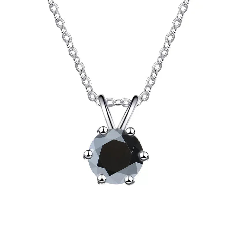 Color Moissanite Pendant Necklace