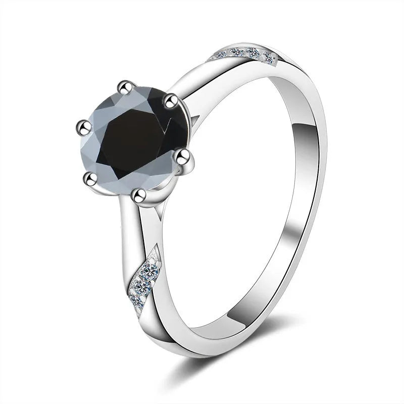 Colorful Moissanite Rings for Women
