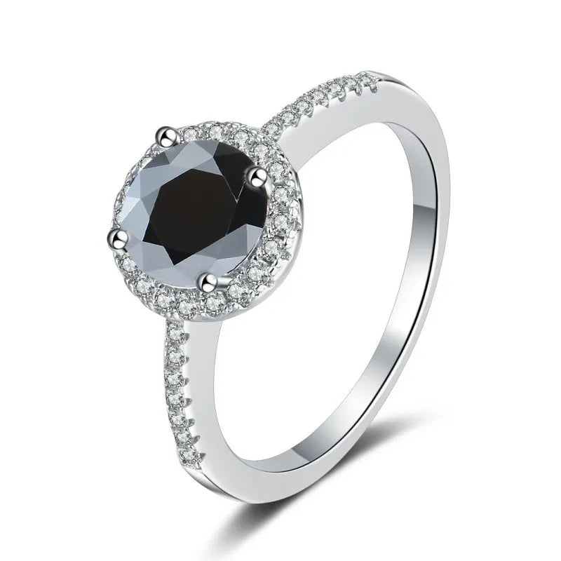 Dazzling 2 Carat Moissanite Ring 925 Silver