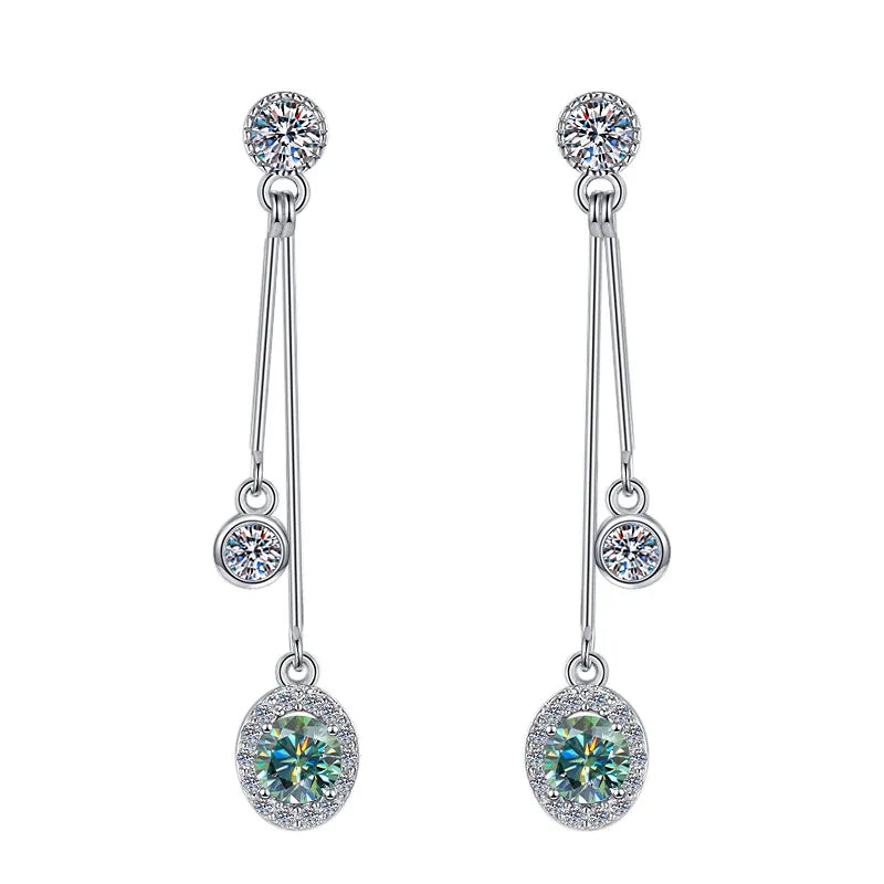 Tassel VVS Moissanite Earrings