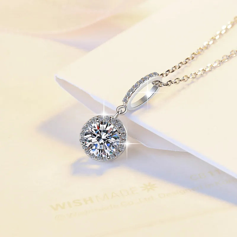 Unique Design Moissanite Diamond Necklace