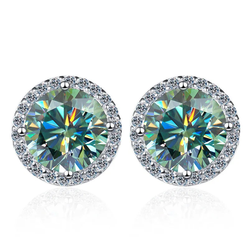 Fashion 3 Carat Moissanite Earrings
