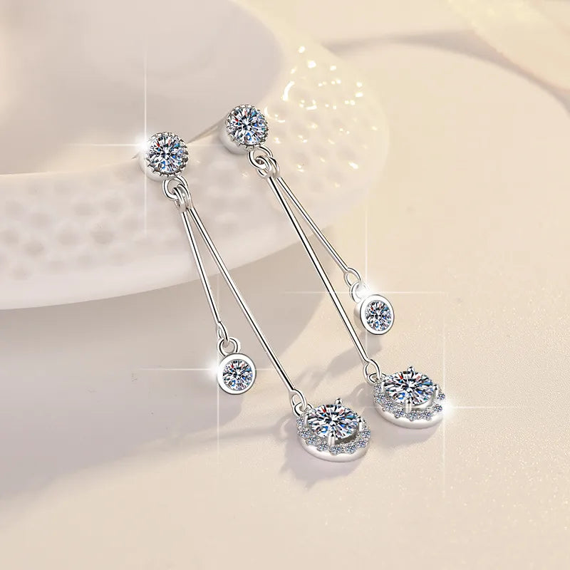 Tassel VVS Moissanite Earrings