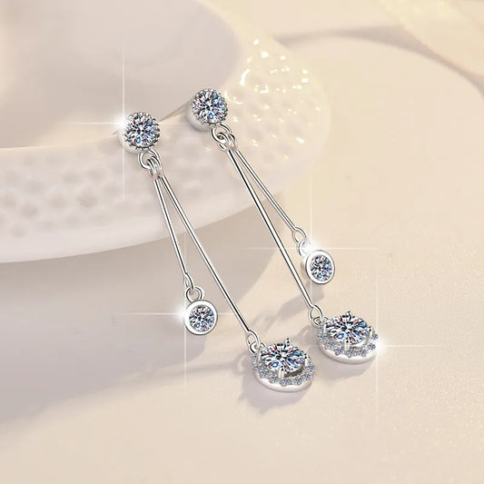 Tassel VVS Moissanite Earrings