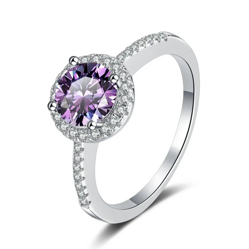 Dazzling 2 Carat Moissanite Ring 925 Silver