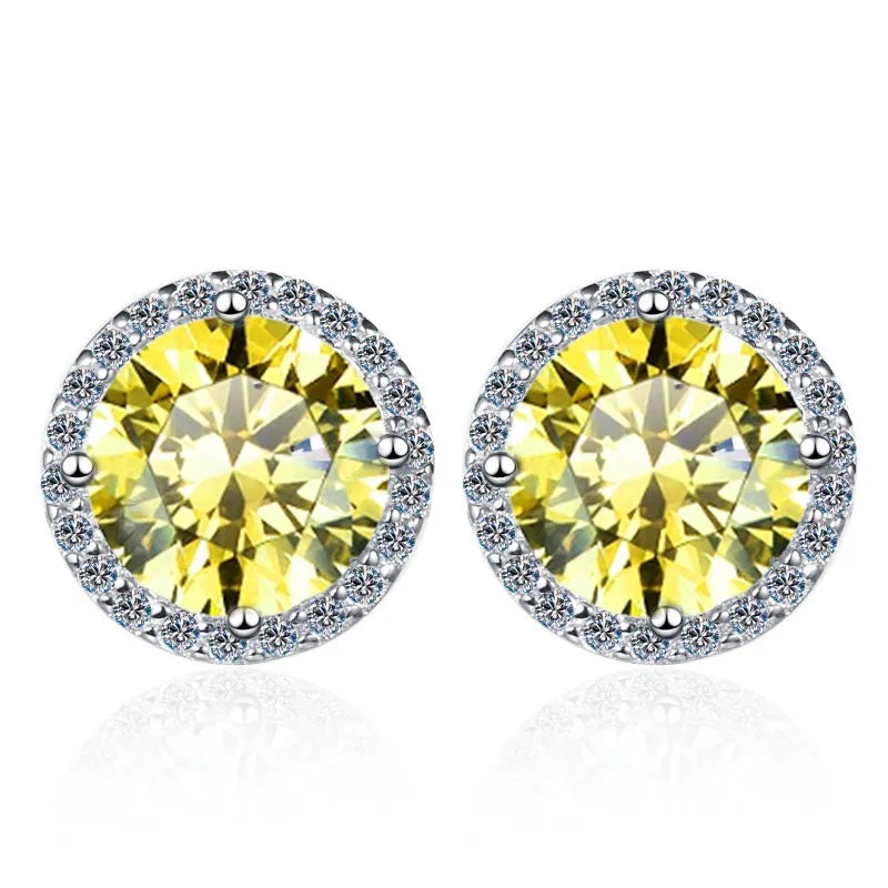Fashion 3 Carat Moissanite Earrings