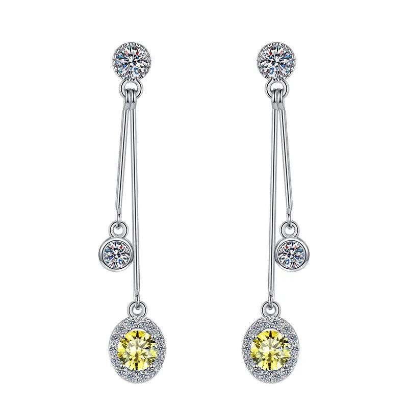 Tassel VVS Moissanite Earrings