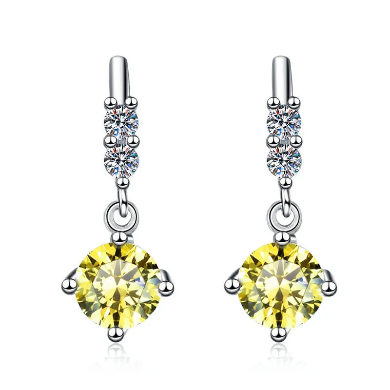 Fashion Moissanite Dangle Earrings