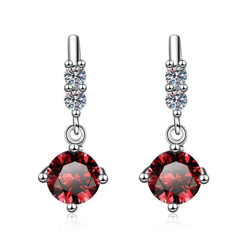 Fashion Moissanite Dangle Earrings