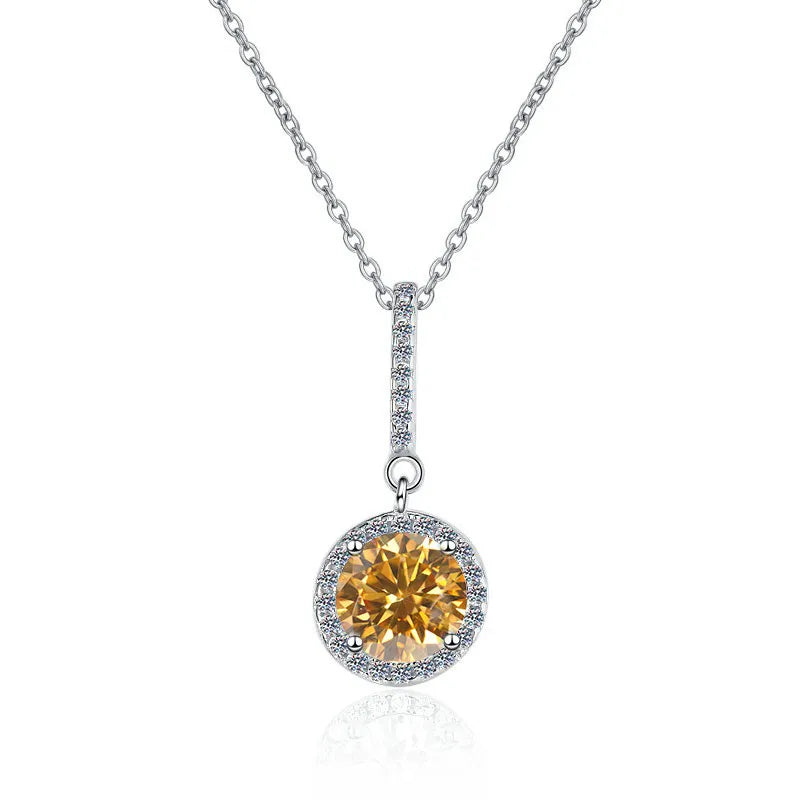 Unique Design Moissanite Diamond Necklace