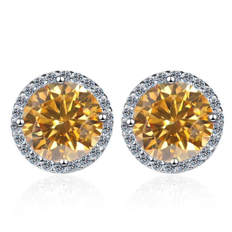 Fashion 3 Carat Moissanite Earrings