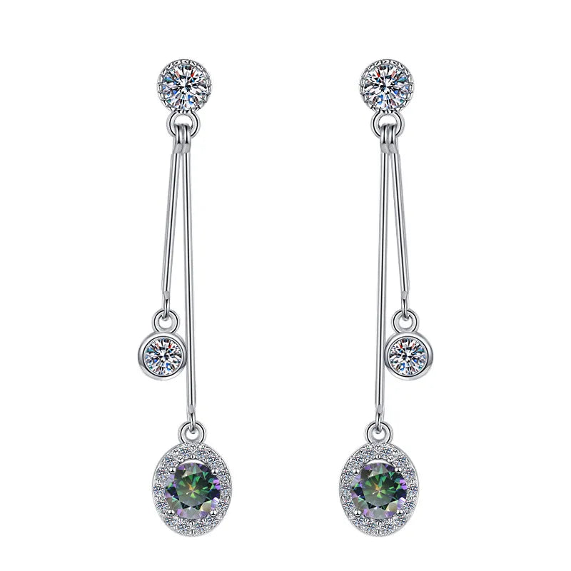 Tassel VVS Moissanite Earrings