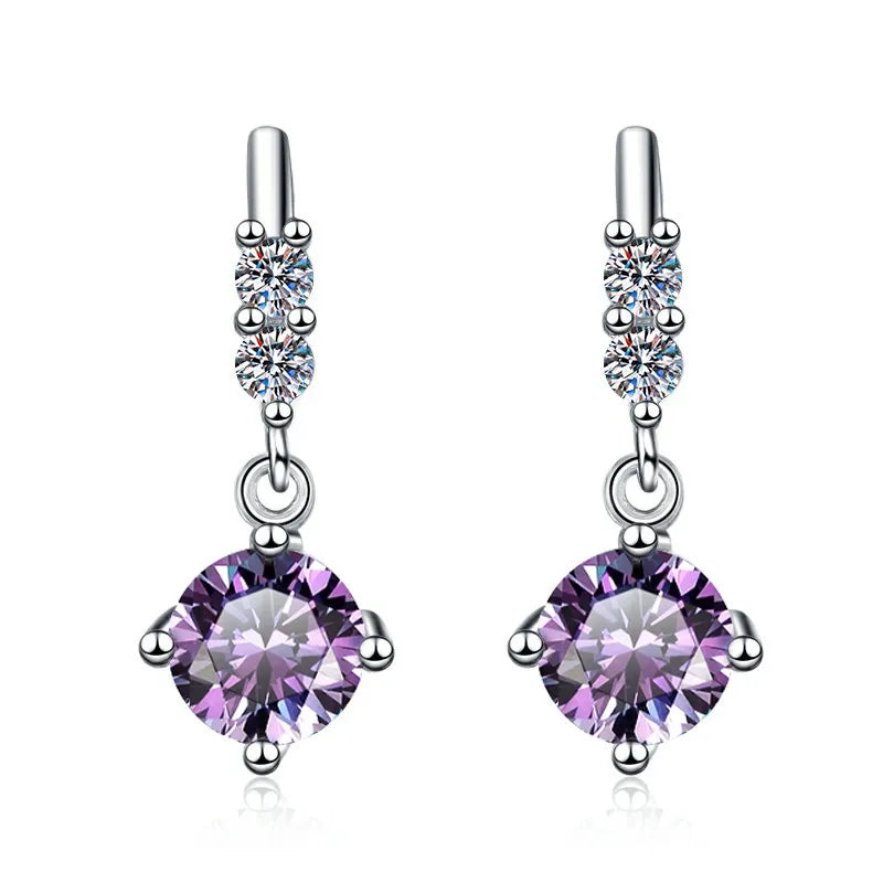 Fashion Moissanite Dangle Earrings