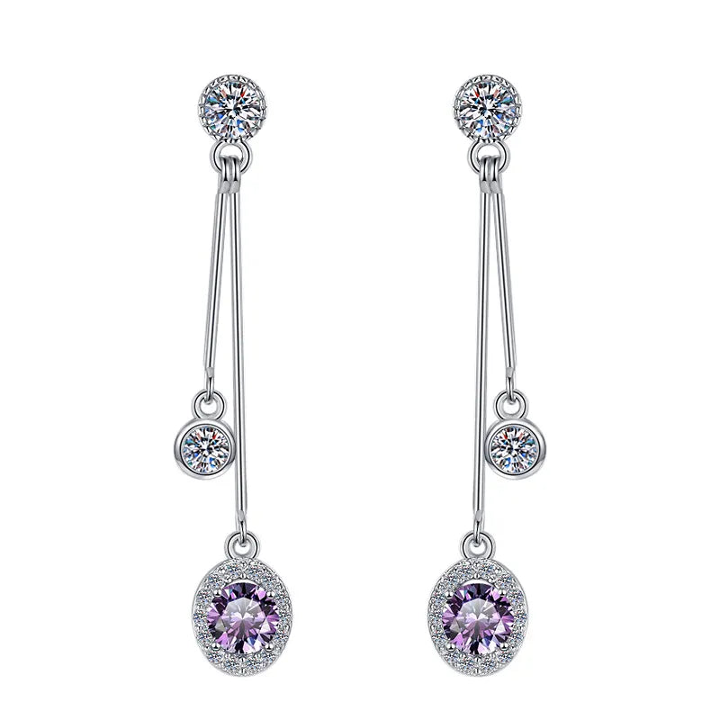 Tassel VVS Moissanite Earrings