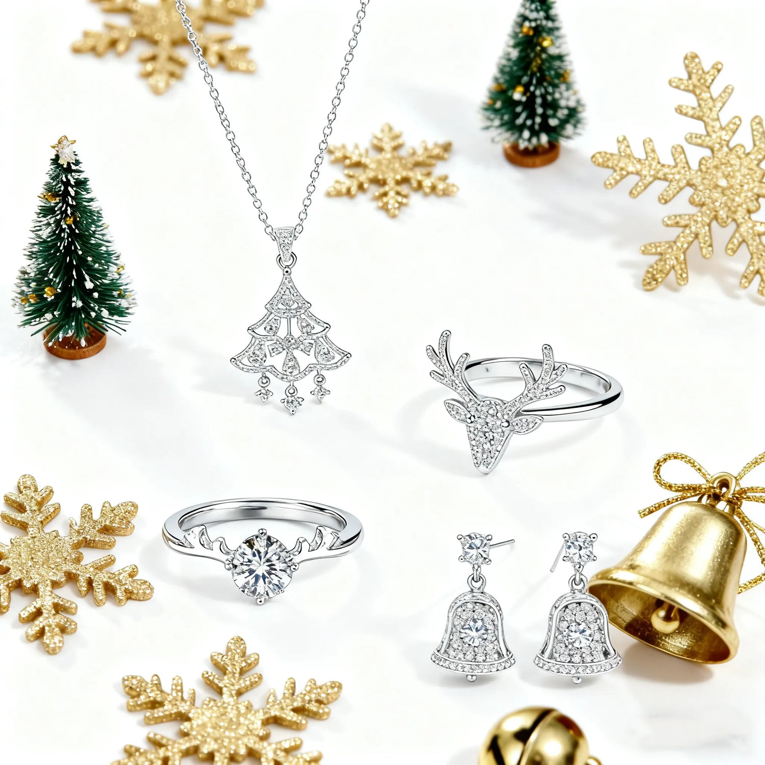 christmas earrings