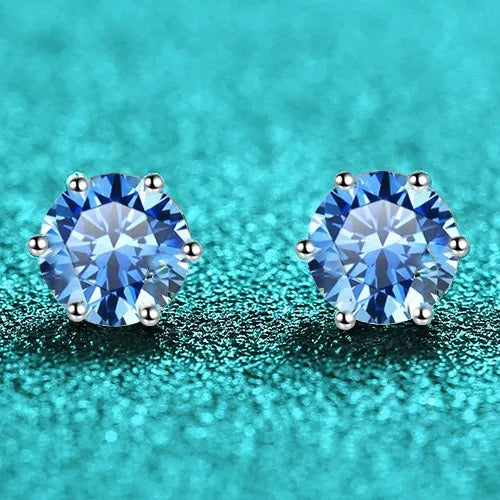 Classic Moissanite Stud Earrings