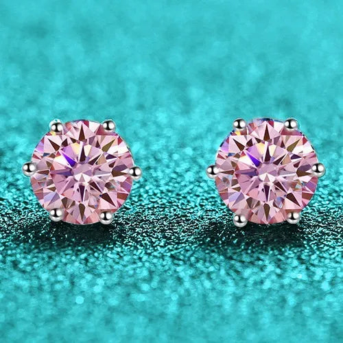 Classic Moissanite Stud Earrings