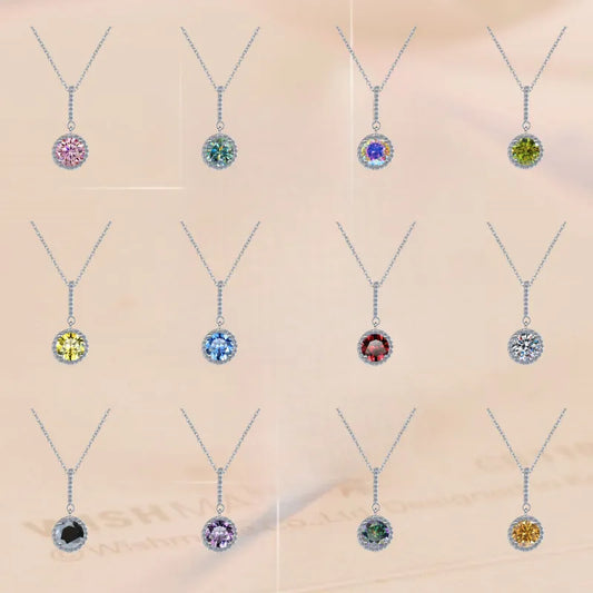 Unique Design Moissanite Diamond Necklace