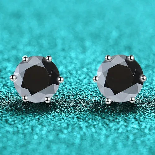 Classic Moissanite Stud Earrings