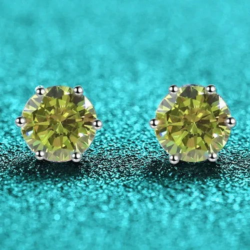 Classic Moissanite Stud Earrings